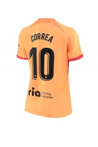 Atletico Madrid Angel Correa #10 Fotballdrakt Tredje Klær Dame 2022-23 Korte ermer